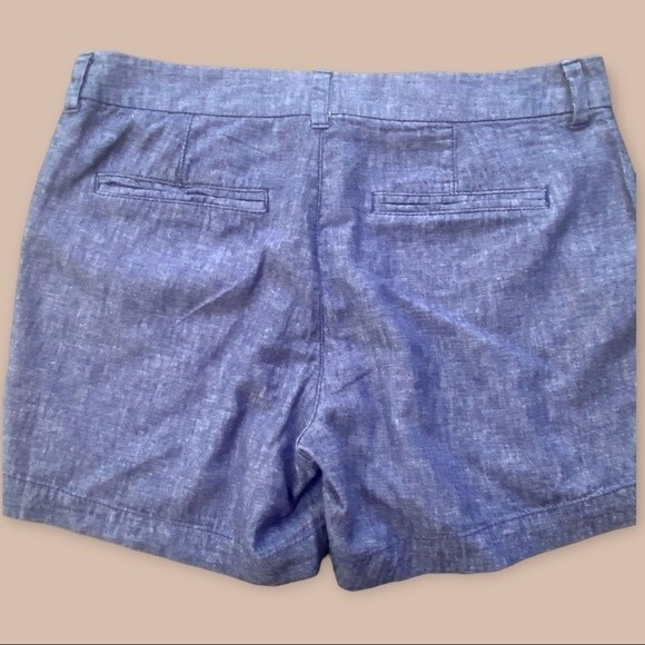 Women's Old Navy Every Day Shorts Mid Rise - Size 10 - 5” inseam - Blue Chambray - Picture 11 of 11